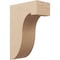 Ekena Millwork 7"W x 14"D x 21"H Classic Del Monte Rough Cedar Woodgrain TimberThane Corbel, Primed Tan CORUR07X14X21DELRCPR - alternate 1